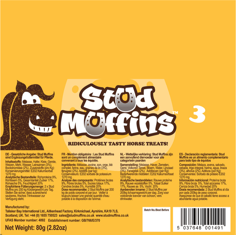 Stud Muffins 3pk