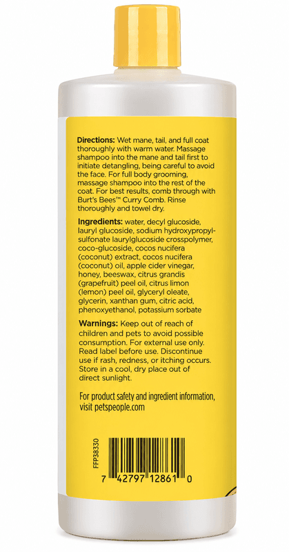 Burts Bees Equine Detangling Shampoo