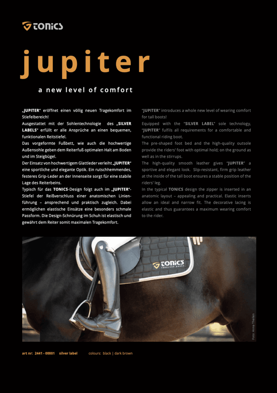 Tonics Jupiter Ridestøvler Black