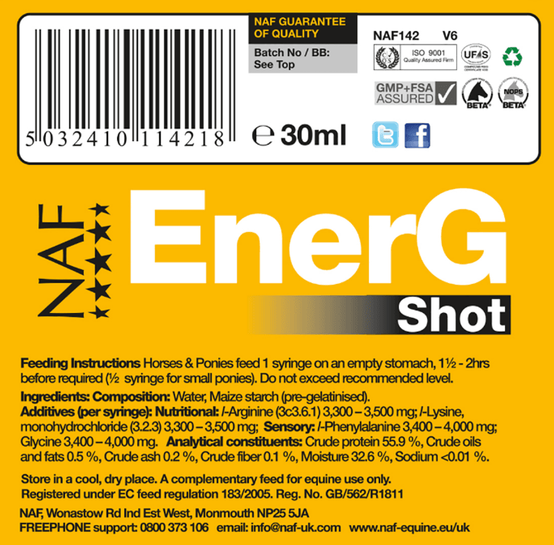NAF EnerG Shot 3pk