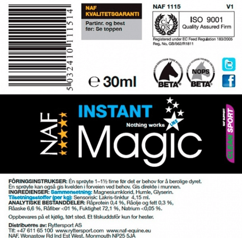 NAF Instant Magic Shot 3 pk