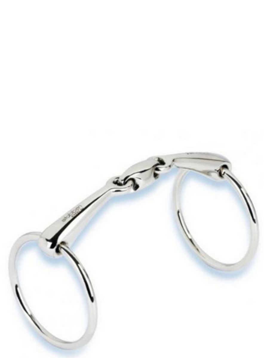 Stbben Easy Control Loose Ring Snaffle Double Broken