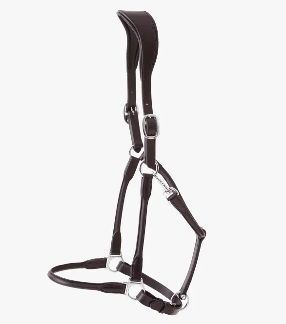 Hovedbilde PE Hennaroso Rolled Anatomic Leather Head Collar ...