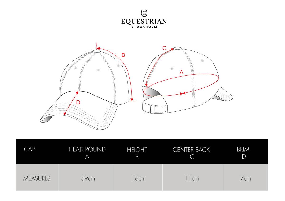 Equestrian Stockholm Caps Black Raven