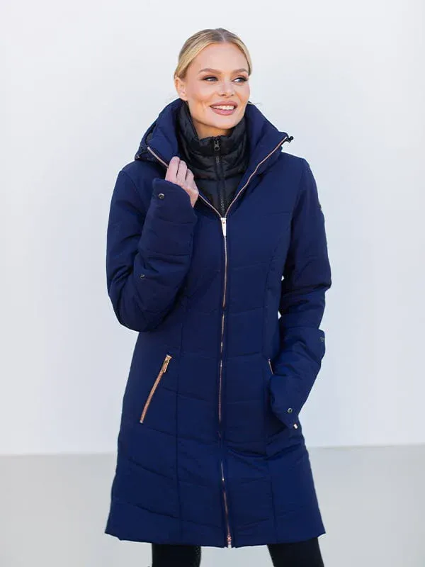 Equestrian Stockholm Denali Winter Jacket Lagoon Blush