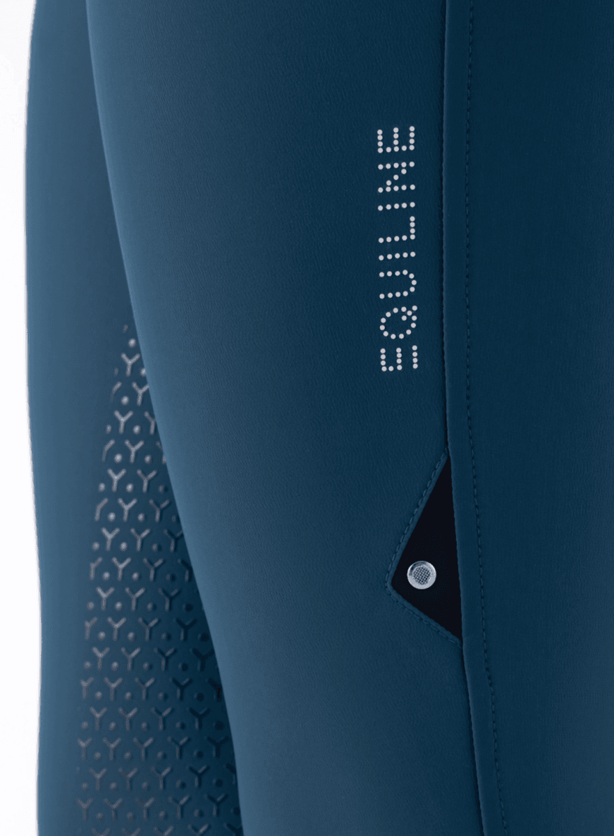 Equiline Adellekh Ridebukse Legion Blue Full grip FW25