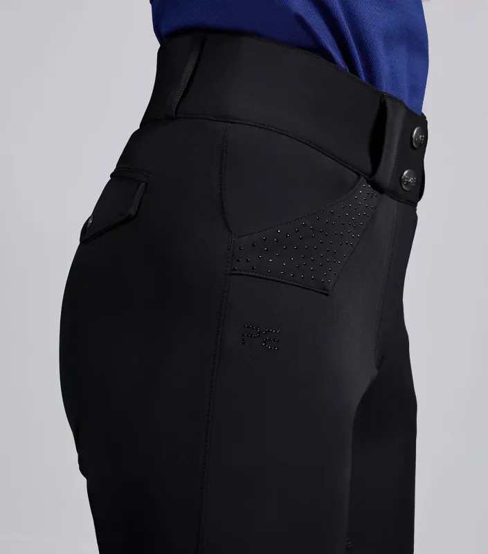 PE Torino II Ridebukse Dame Gel Full Seat – Sort