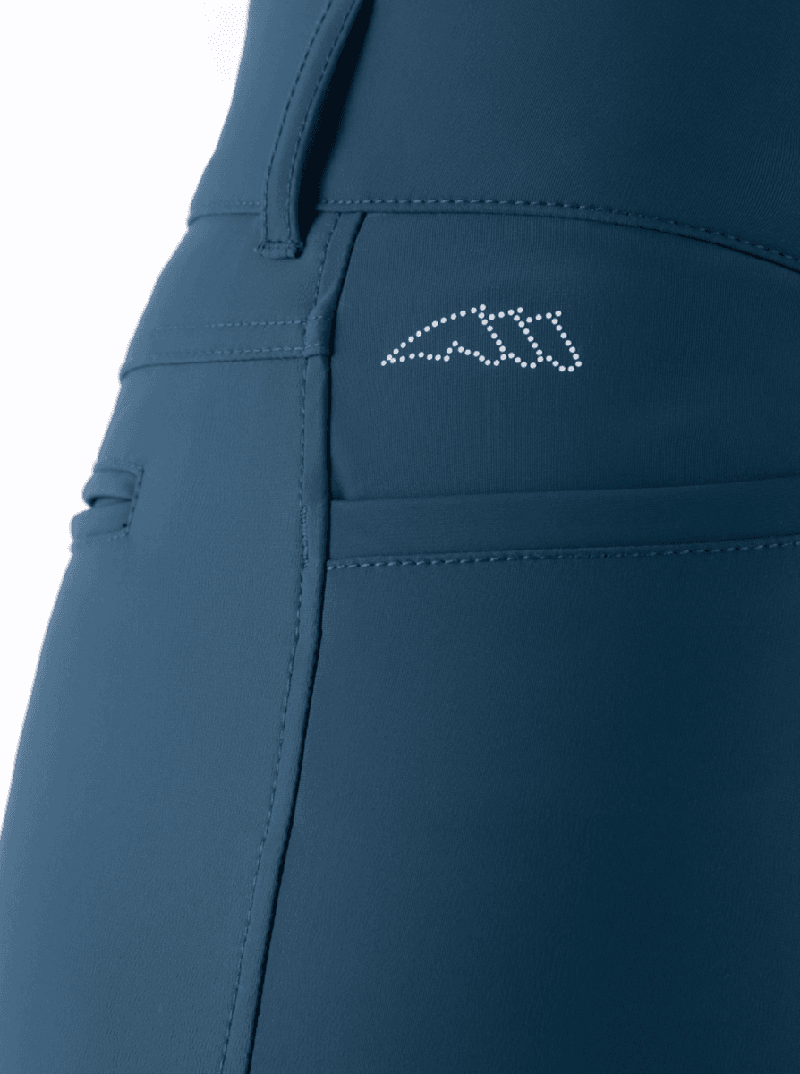 Equiline Adellekh Ridebukse Legion Blue Full grip FW25